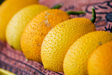 Gac fruit, Baby Jackfruit, Spiny Bitter Gourd, Sweet Grourd or Cochinchin Gourd