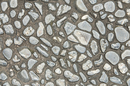 pattern of decorative slate stone wall surface