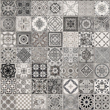 ceramic tiles patterns from Portugal.の写真素材