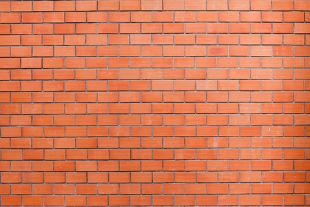Red brick wall for background and textureの写真素材