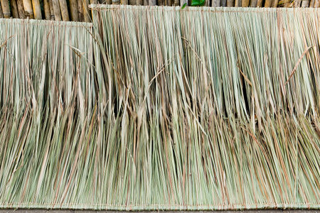 Thatched roofs cottage for background and texture
