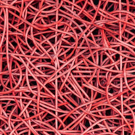 Retro woven wood for pattern and backgroundの写真素材