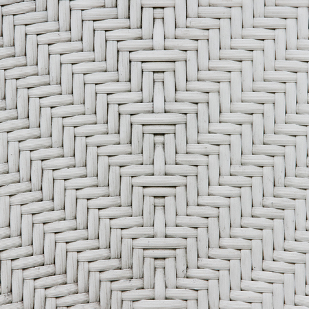 white wicker pattern for background  and textureの写真素材
