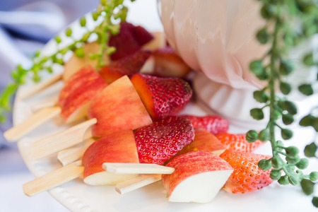 fruit and sweet wedding wedding receptionの写真素材