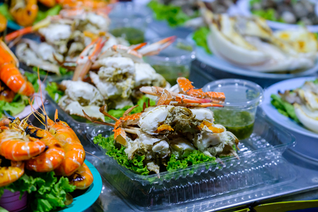 Crab that ready to be eatenの写真素材