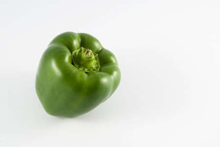 Single green pepperの写真素材