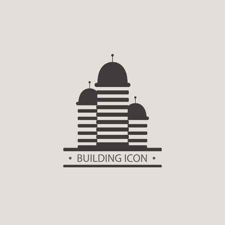 Buildings vector icon for your design. Construction of a city block.のイラスト素材