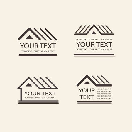 House logo. Template vector property. Icon for your designのイラスト素材