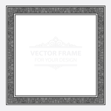 Vintage vector set retro frame, cards. royal engraving design labels advertising place for text.のイラスト素材