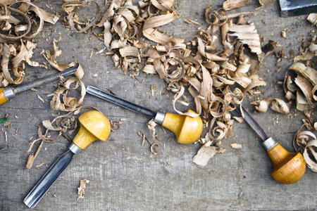 Woodworking and crafts tools. Carpentry hand tools. Planers, chisels, measuring tools.  lot of...