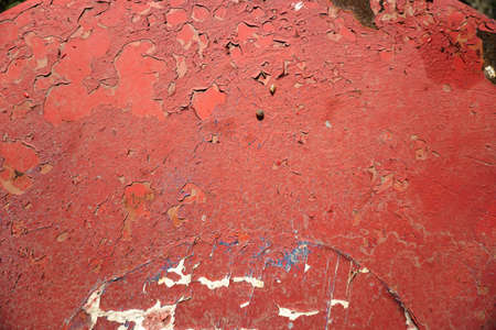 Old wall with cracked paint. Background for design. White picture with grunge scratchesの写真素材