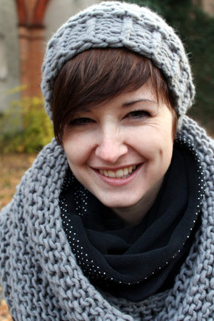 Lachende Frau