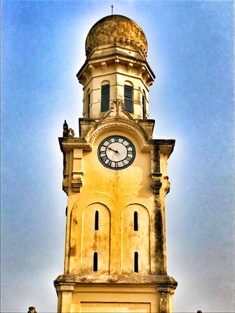 An ancient watch tower in Indiaの素材