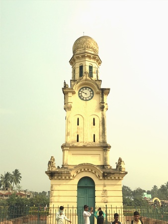An ancient watch tower in Indiaの素材