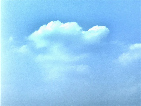 The cloudy skyの素材