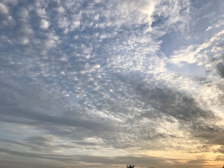 A beautiful texture of the cloudsの素材