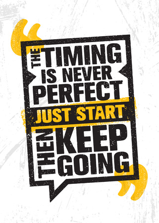 Inspiring creative motivation quote posterのイラスト素材