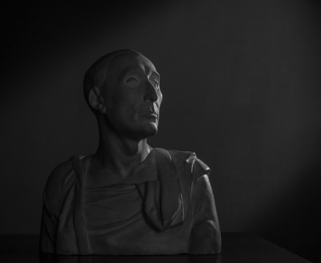 plaster bust of Uzun  in high qualityの写真素材