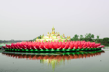 Measured with respect to Thailand , WatSaman.Rattanaram chachoengsaoの写真素材