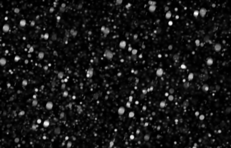 Abstract black white snow texture on black background for overlayの写真素材