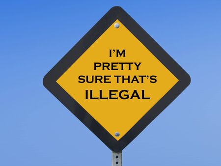 Funny Traffic Signの写真素材