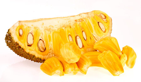 Jack- fruit in isolated on white backgroud