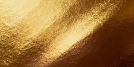 Gold background or texture and gradients shadow. Abstract gold background.の素材