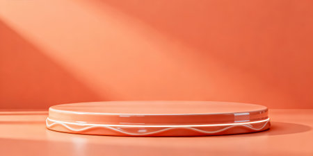 Abstract scene podium mockup. Award ceremony concept. 3d renderの素材