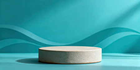 Abstract minimal scene with geometrical forms. Background for product presentation.の素材