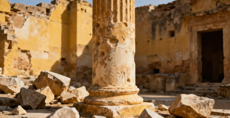 Ruins of the ancient city of Ephesus, Turkey.の素材