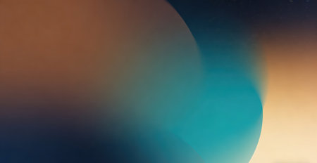 abstract background with multicolored bokeh defocused lightsの素材