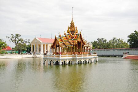 The Bang Pa-in Palace in Ayuthaya Province, Thailandのeditorial素材