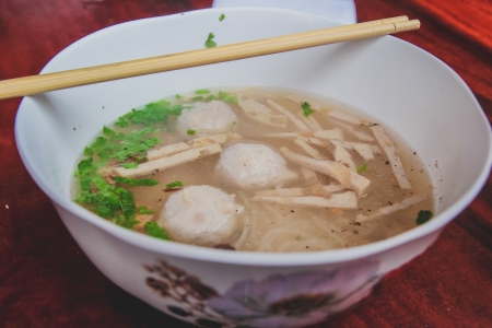 Pho Vietnamese Rice Noodle Soupの写真素材