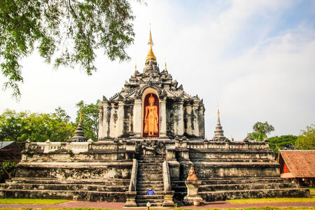 Thai temple of buddhism, Wat Phra Yuen is Thai temple in Lamphun, Northern Thailand, Thailandの写真素材