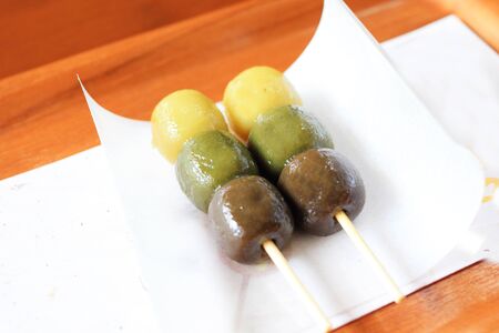 Japanese dampling dessert "Dango"の写真素材