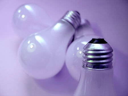 Light bulb isolated の写真素材