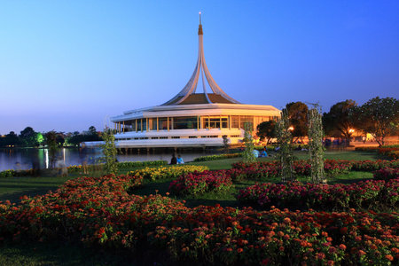 Royal king garden Rama 9 Bangkokのeditorial素材