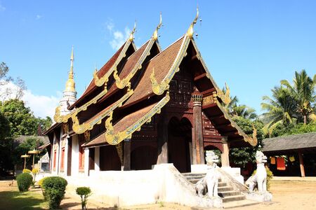 Wat Phutta-erng Maejaem Chaingmaiの写真素材