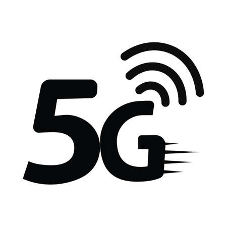 5G internet vector iconのイラスト素材