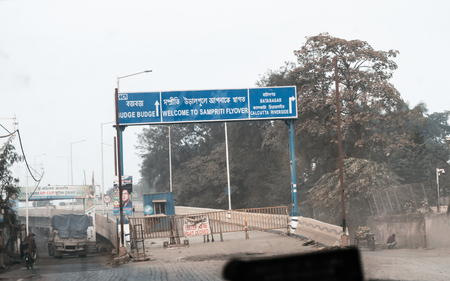 Batanagar, Sampriti Flyover, Kolkata, March 1, 2019: Bengal Longest âSampriti Flyoverâ Inaugurated West Bengal Chief Minister Mamata Banerjee will connect Batanagar with Jinjira Bazar.のeditorial素材