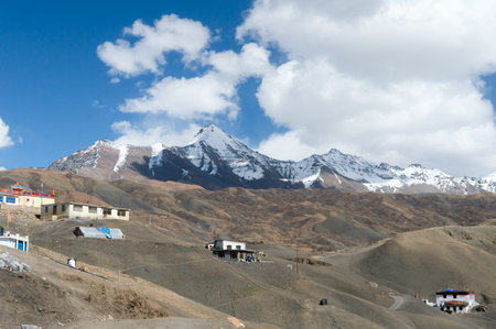 Human settlements in high altitude areas of Himalayan hills and mountains valley higher altitudes...
