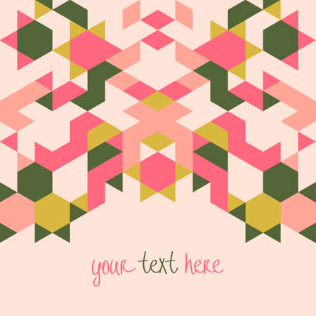 Abstract triangle vector geometric background.Vector illustration with space for your textのイラスト素材