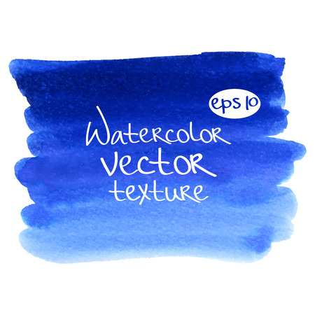 Abstract watercolor vector texture.Hand drawn square paint isolated on white backgroundのイラスト素材