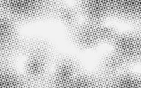 Abstract spotted halftone black effect. Monochrome texture Vintage background of little dots randomly arrangedのイラスト素材