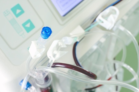 Detail of a complex medical device  Photo の写真素材