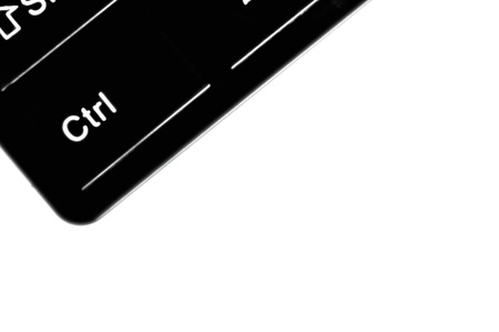 Some keyboard buttons an isolated white background の写真素材