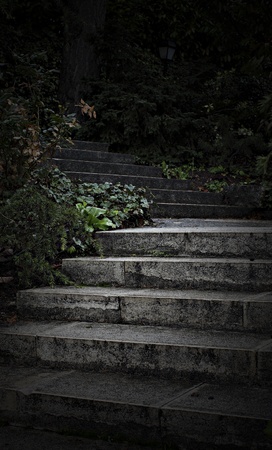 mystery of the steps  Mystical photo の写真素材