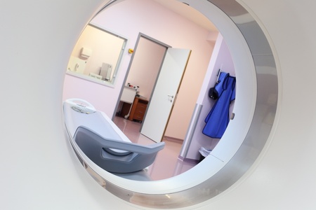 CT machine  rear view の写真素材