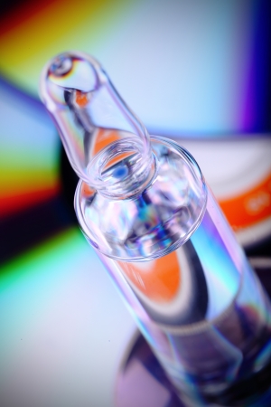 Ampule  Bright photo for the medical の写真素材