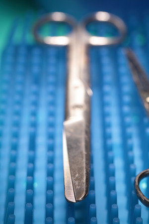 Surgical scissors の写真素材